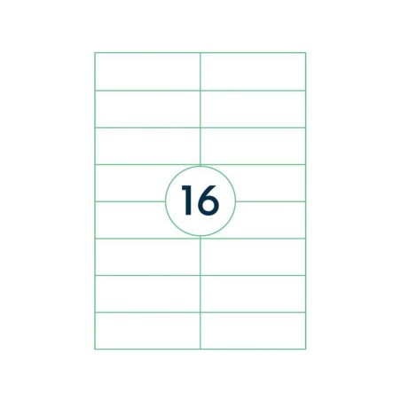 Capture A4 label 105x37 mm. 16 labels
